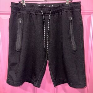 American Eagle Outfitters Black Athletic‎ Shorts with Elastic Waistband